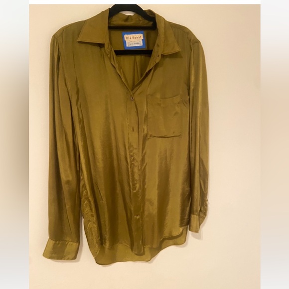 Acne Studios Blä Konst Long Sleeve Button-Up Top - Picture 2 of 4